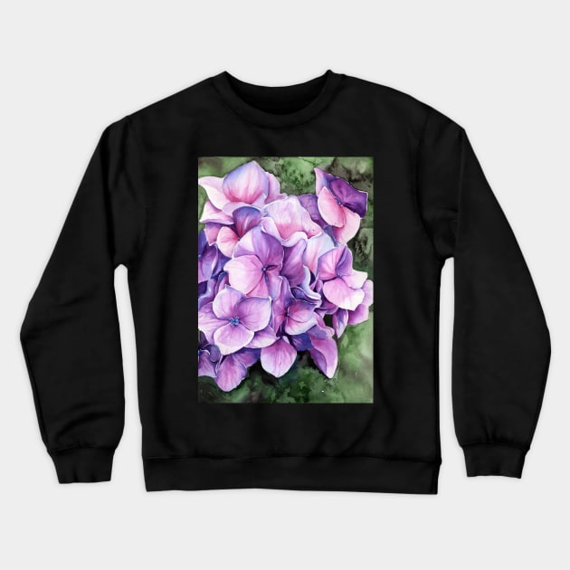 Flowers Crewneck Sweatshirt by Kira Balan